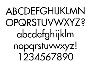 Paul Renner, Futura,Typeface 1927